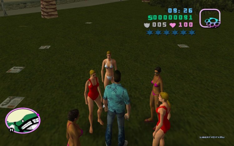 Codes for GTA vice city for girls