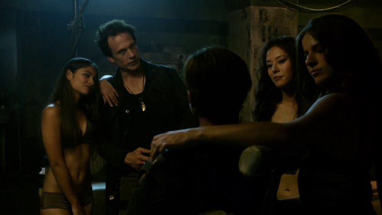 Dominion series three girls Juliana