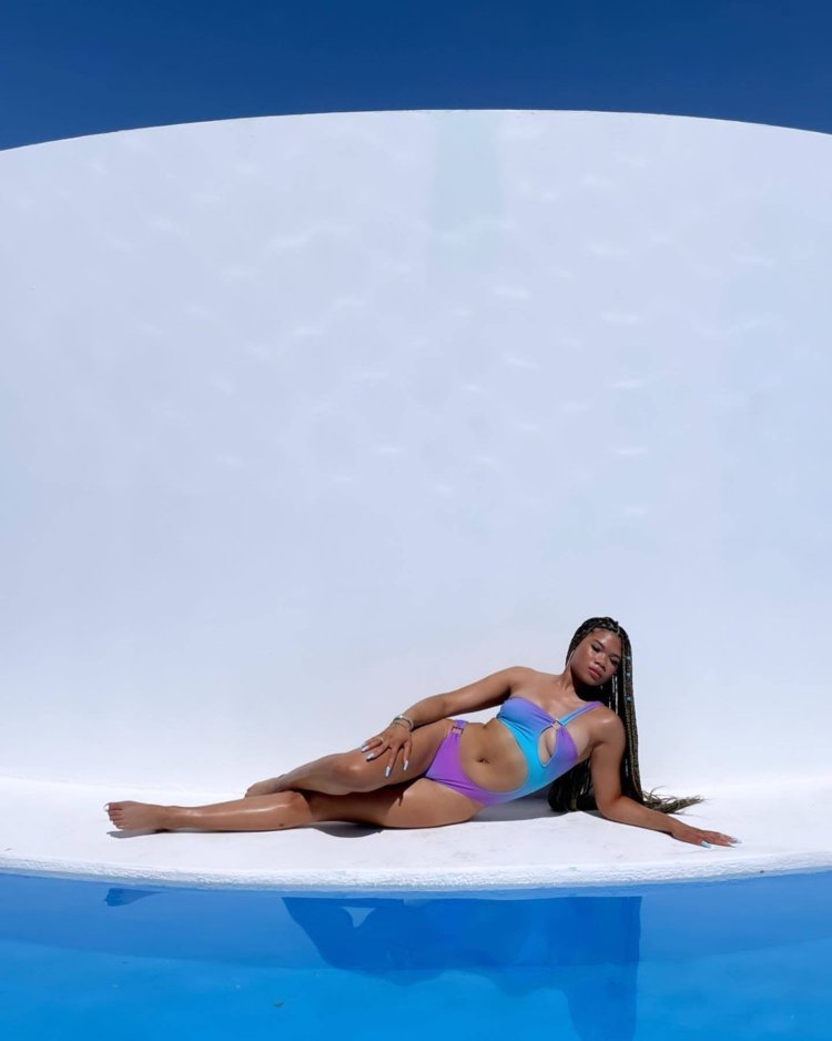 Alexandra Raisman in a swimsuit