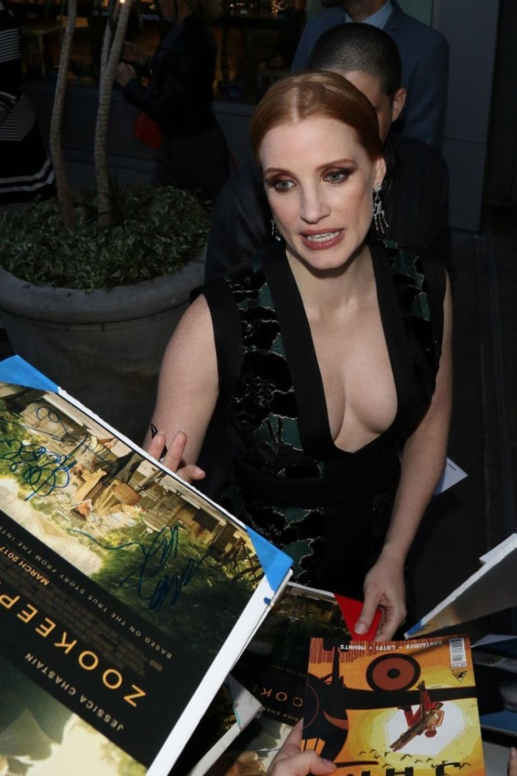 Jessica Chastain cum Tribute