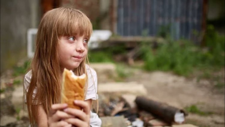 Homeless girls 7 years old