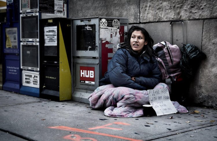 American girls are homeless