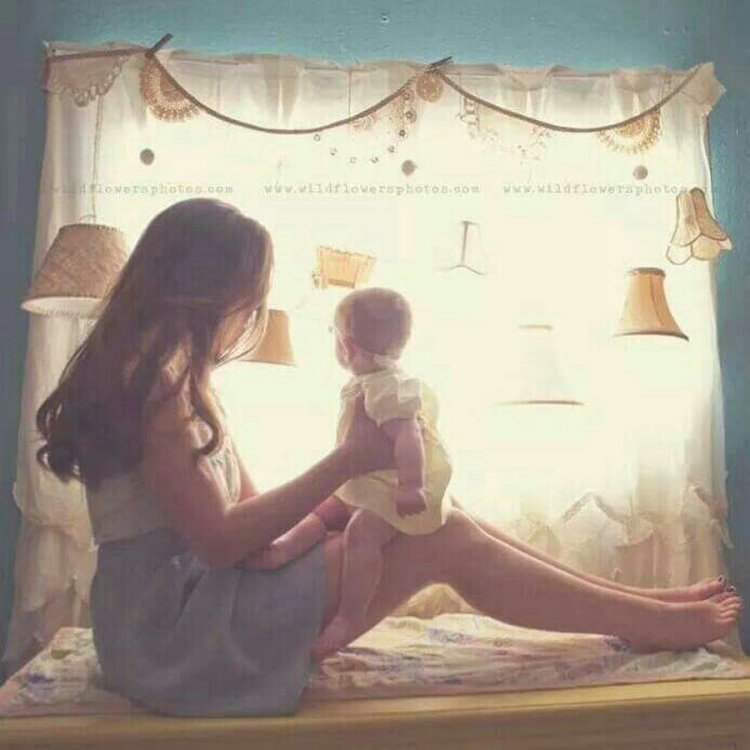 Mom with baby tender