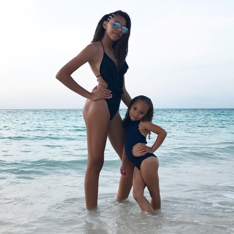 Gorgeous mom and daughter private