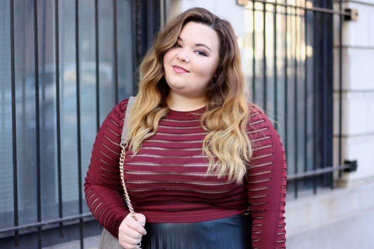 Plus size model Natali Velikanova