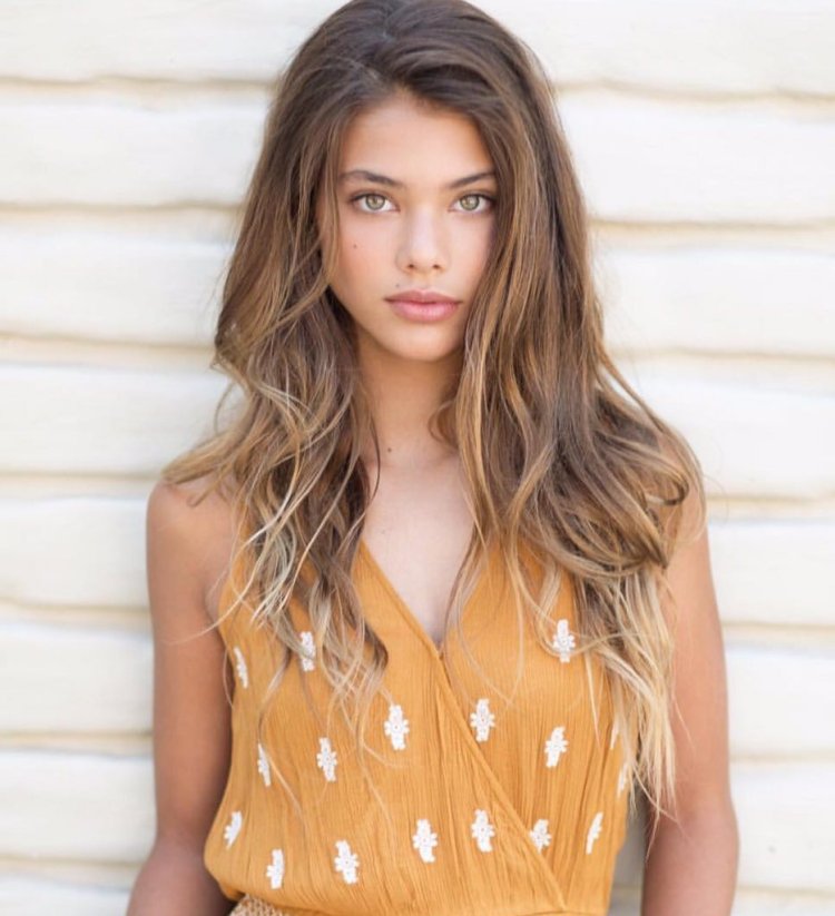 Laneya Grace in shorts