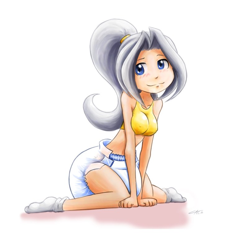 Diaper mess girl punishment