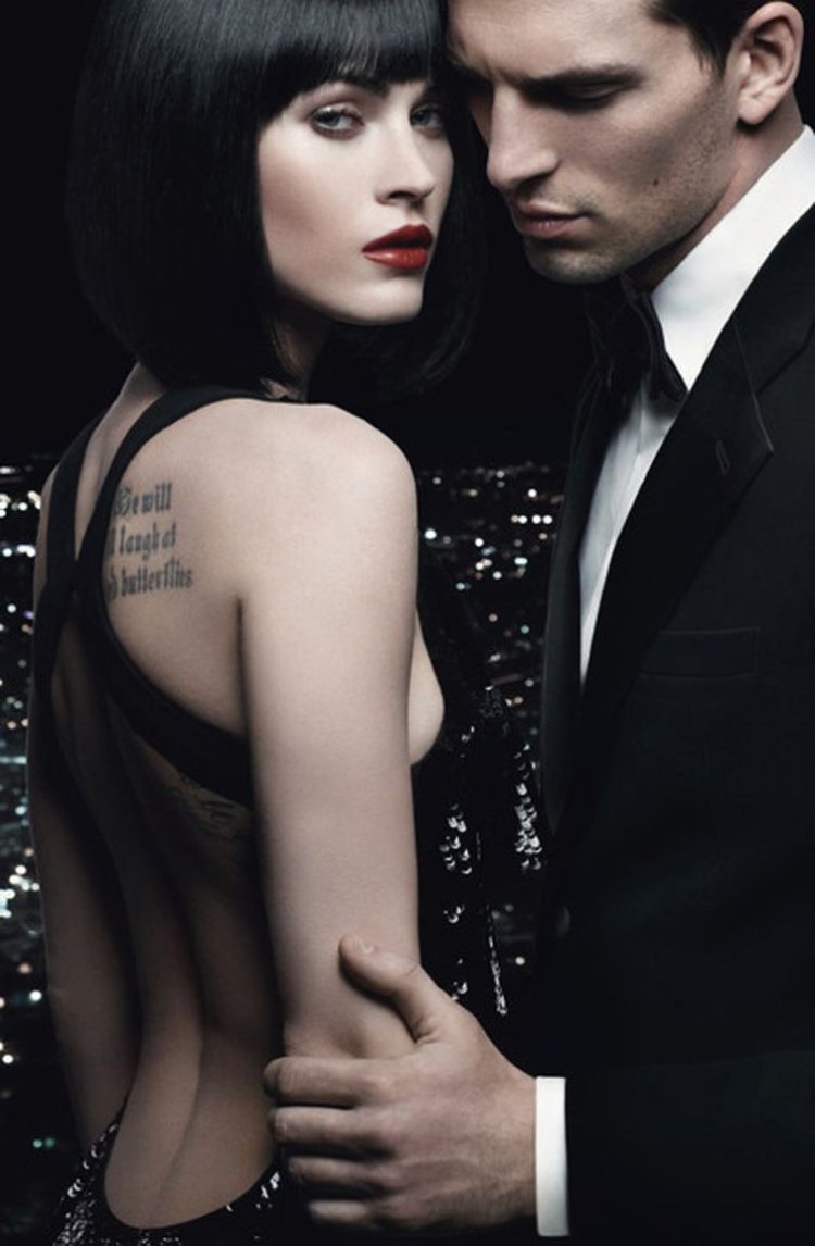 Megan Fox advertisement for Armani