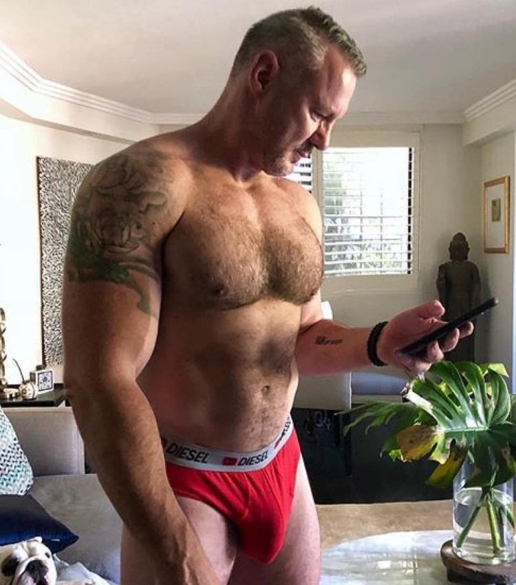 Chris Curtis model no panties at all