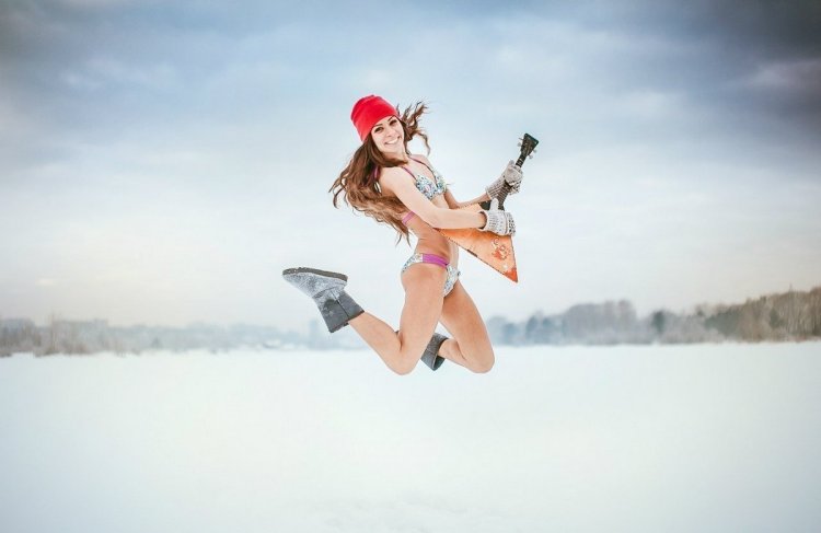 Hilde Osland in winter