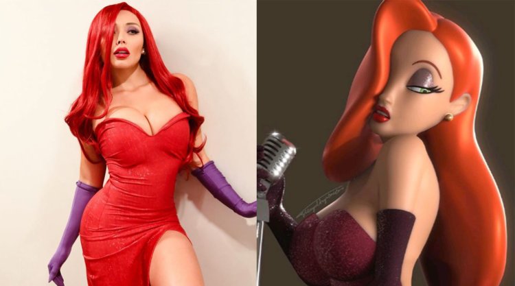 Jessica Rabbit and Holly Wood