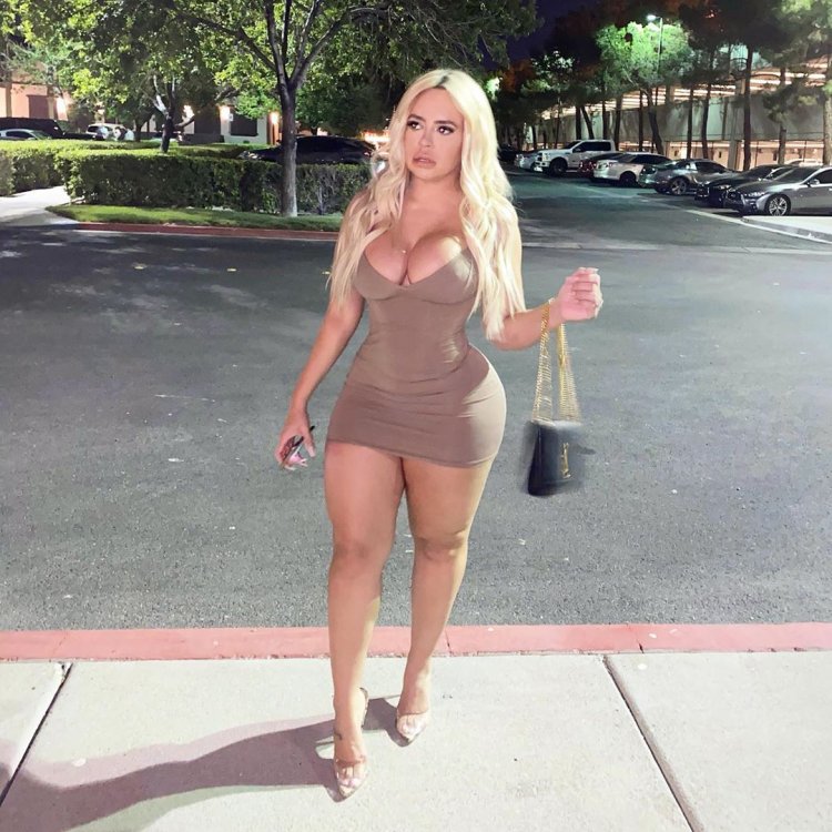 Jacqueline Petzak in a dress