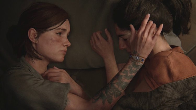 The last of us Ellie and Dina
