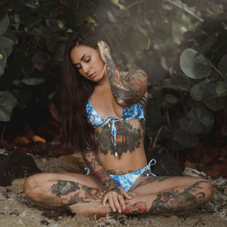 Daria Alekseevna tattoo model