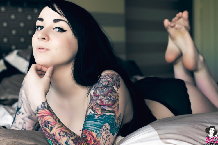 Kristina Volkova tattoo model