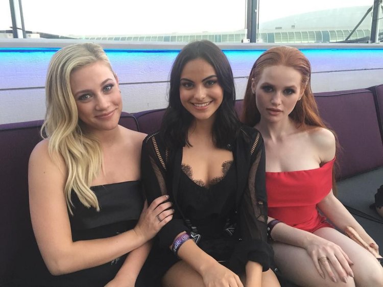 Lili Reinhart and Camilla Mendez and Madeline Petsch