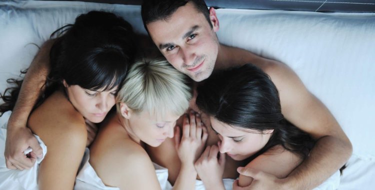 Man with two heifers