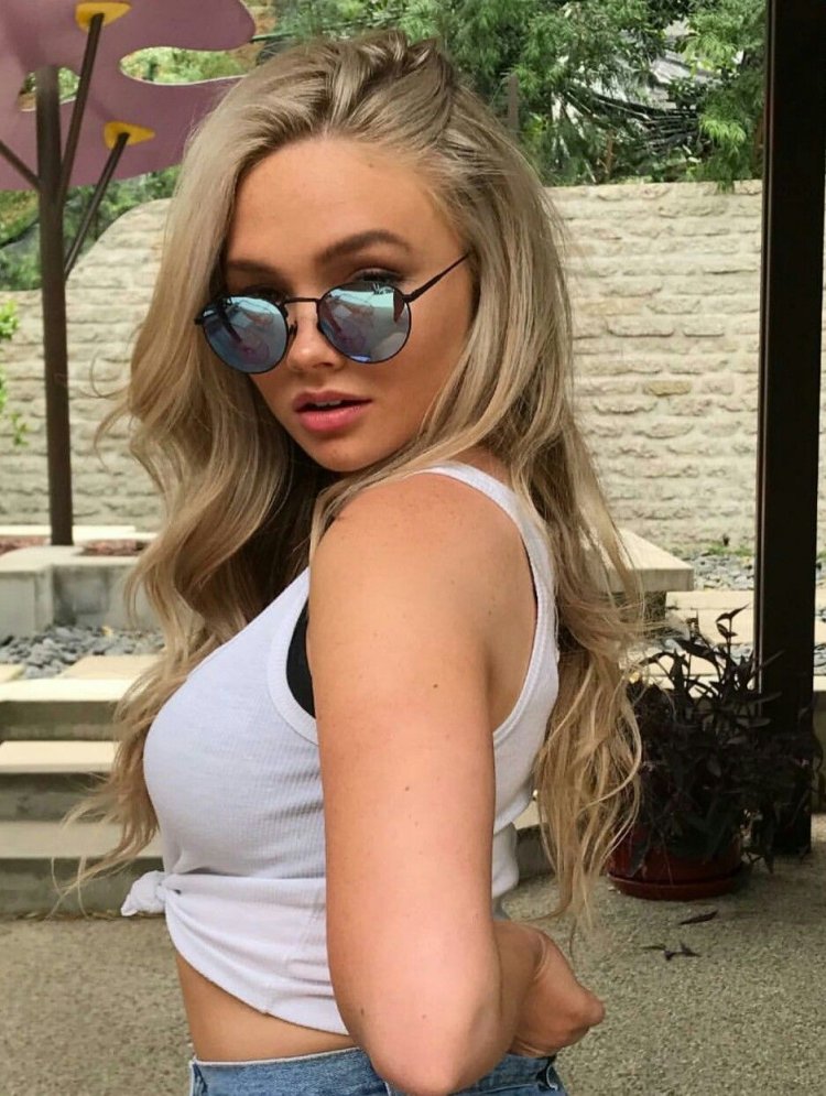 Natalie Alyn Lind in a swimsuit
