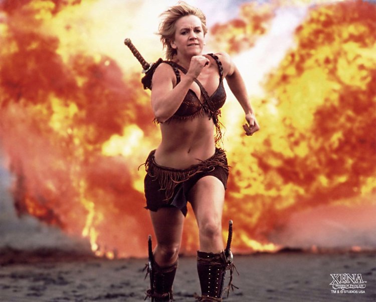 Rene O'Connor in Lingerie