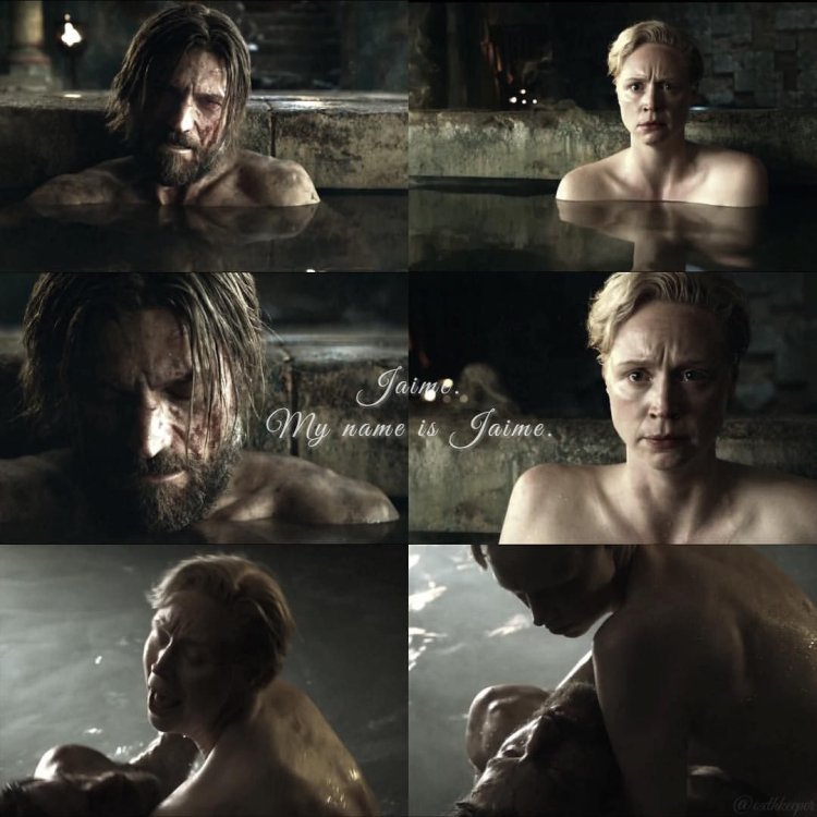 Jaime Lannister and Brienne kiss