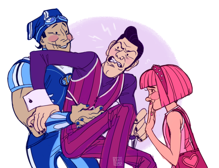 Stephanie lazy and sportacus love