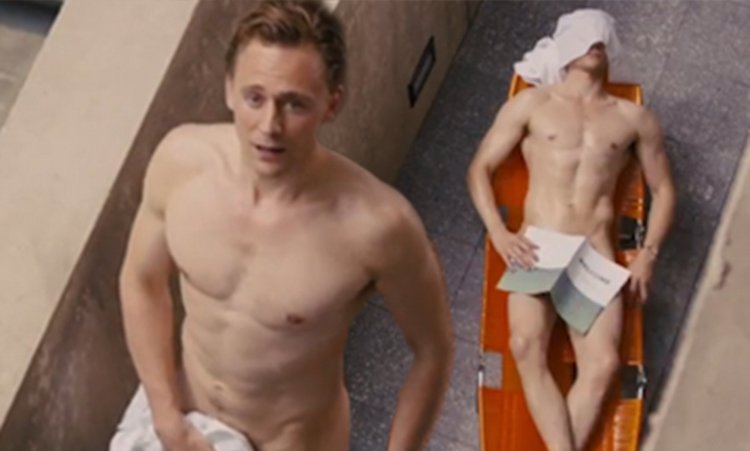 Naked Tom Holland and Chris Evans
