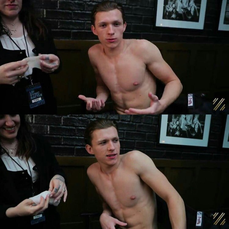 Naked Tom Holland Drain