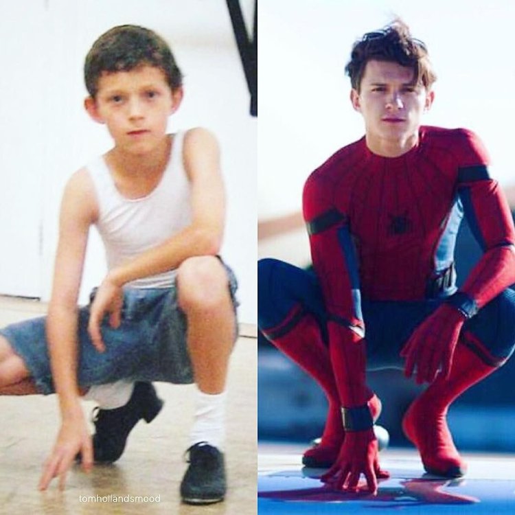 Tom Holland at age 12