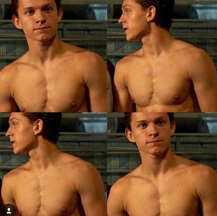 Tom holland kiss
