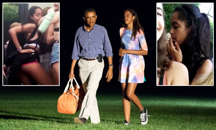 Malia Obama and Hunter