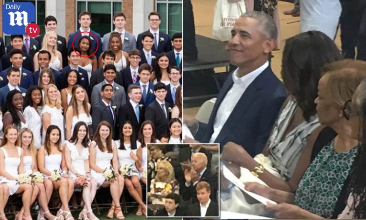 Malia Obama and Biden