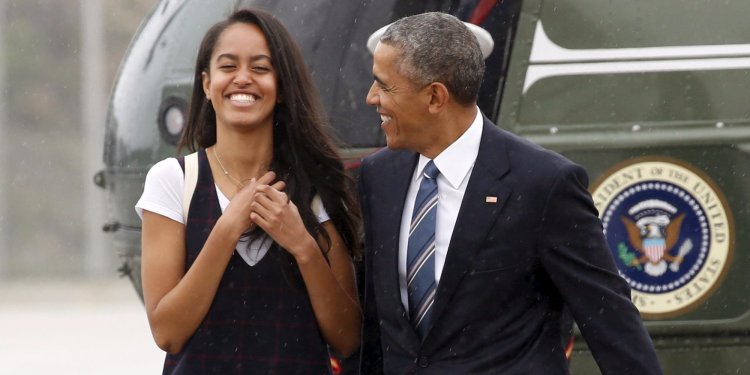 Malia Ann Obama and Hunter Biden