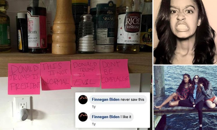 Malia Obama and Finnegan