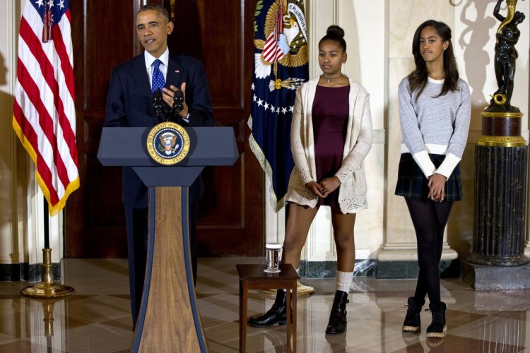 Malia Obama and Biden Drain