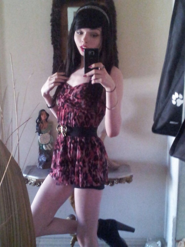 Sissy trap femboy dress