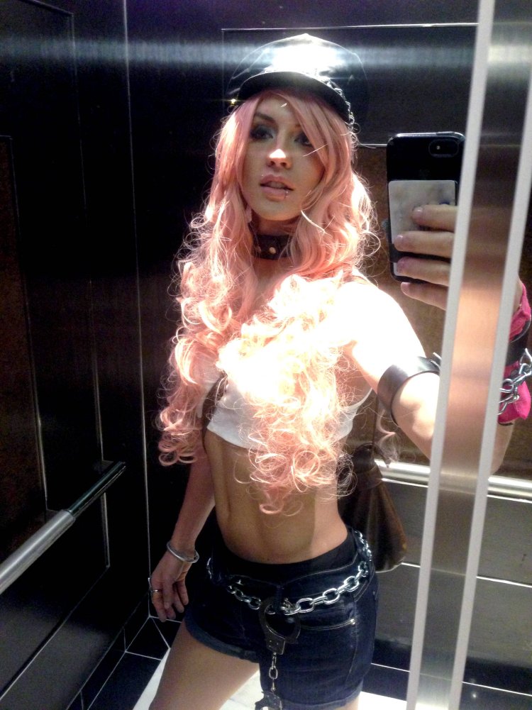 Androgynous in high heels