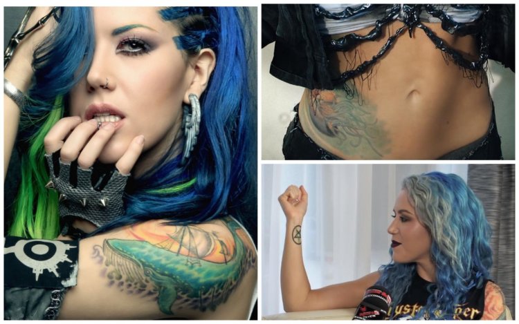 Alyssa white eye tattoo