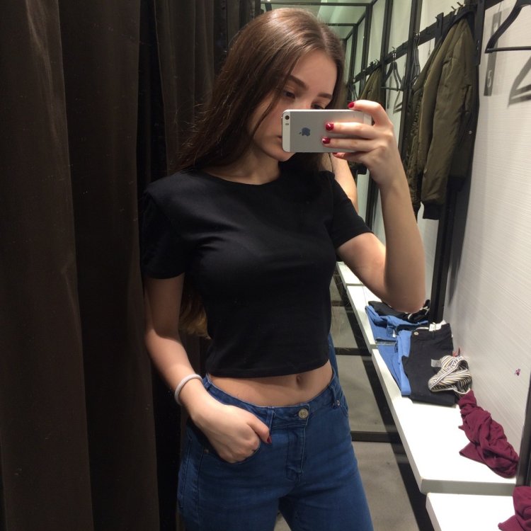 Beautiful figure selfie