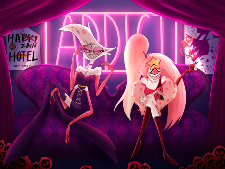 Angel Dust Hazbin Hotel VIVZIEPOP
