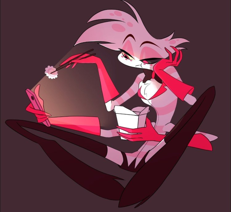 Angel Dust Hazbin Hotel VIVZIEPOP