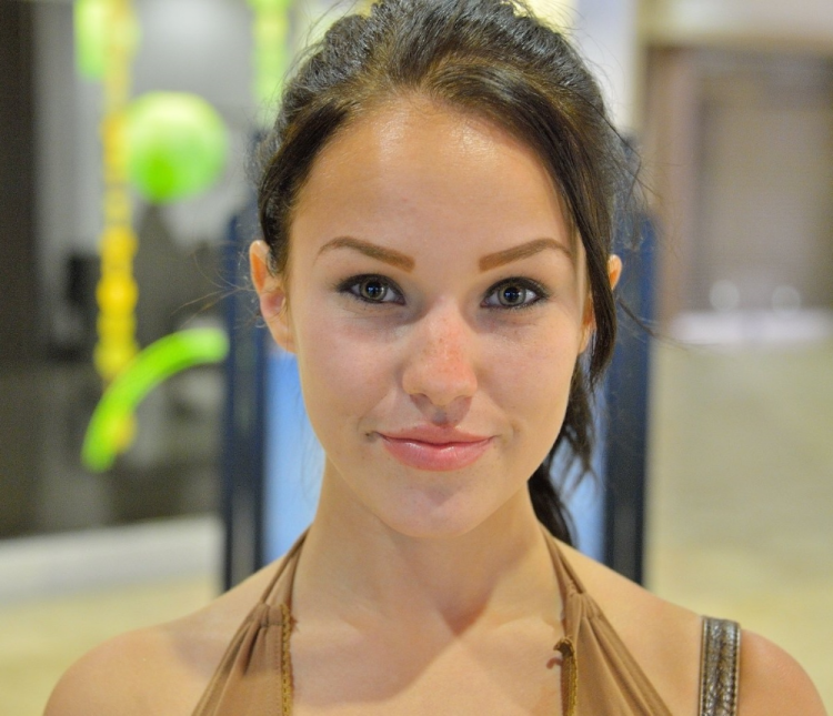 Megan Rain without makeup