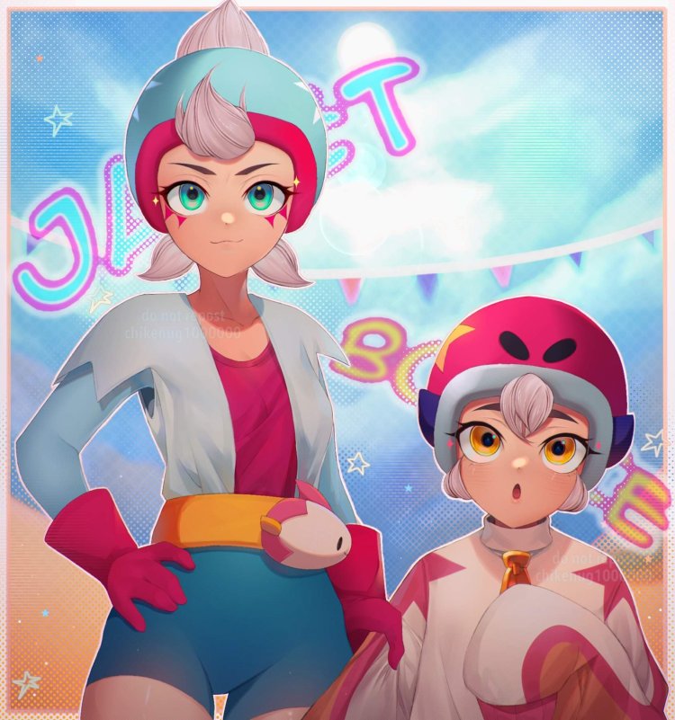 Janet and Bonnie BRAWL Stars Art