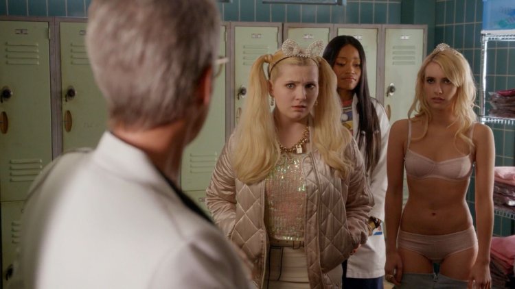 Emma Roberts in Lingerie