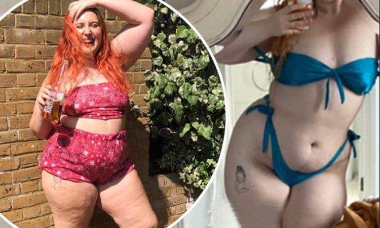 Emma Kinney on the beach