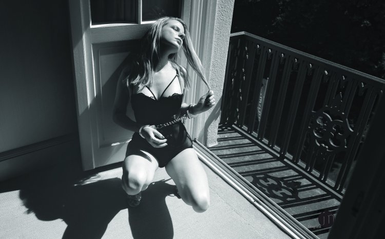 Girls handcuffed blonde