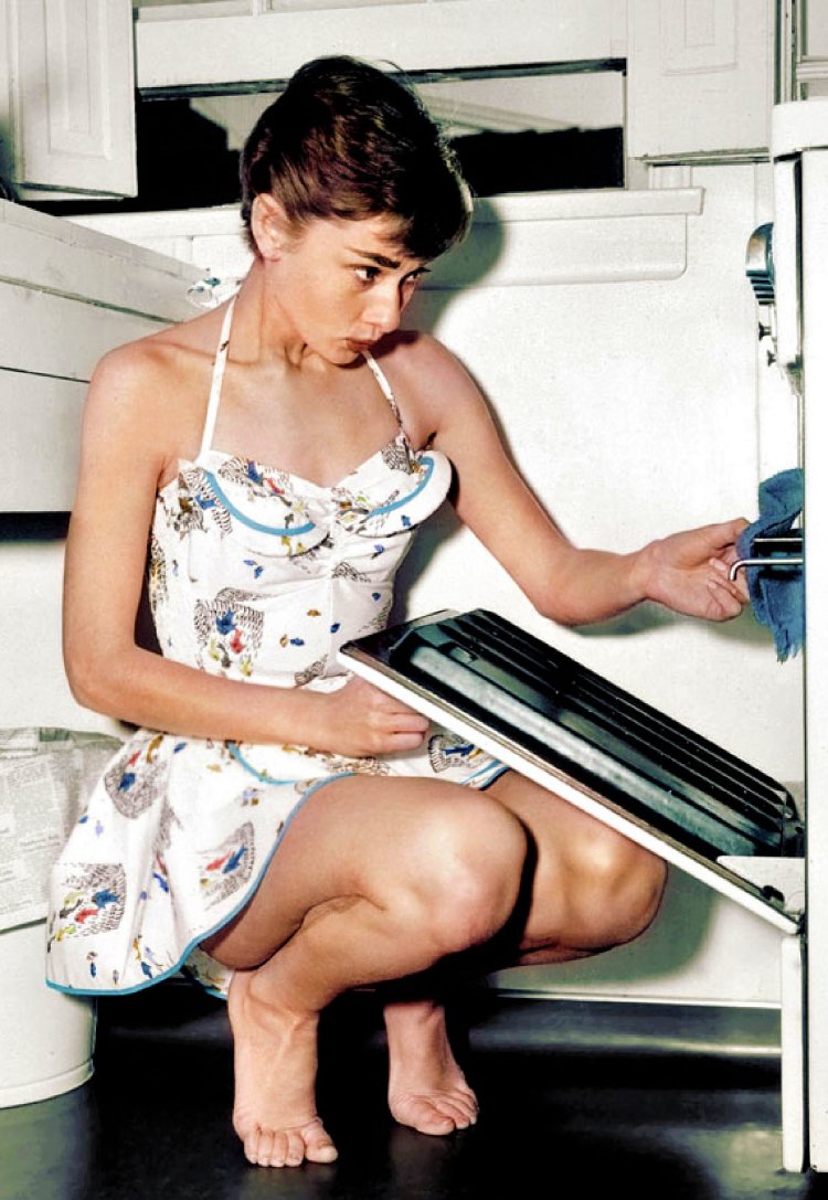 Audrey Hepburn photo in swimsuit