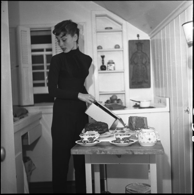 Audrey Hepburn in Switzerland