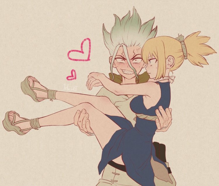 Dr. Stone senku and Kohaku