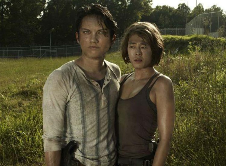 The Walking Dead Maggie and Glen