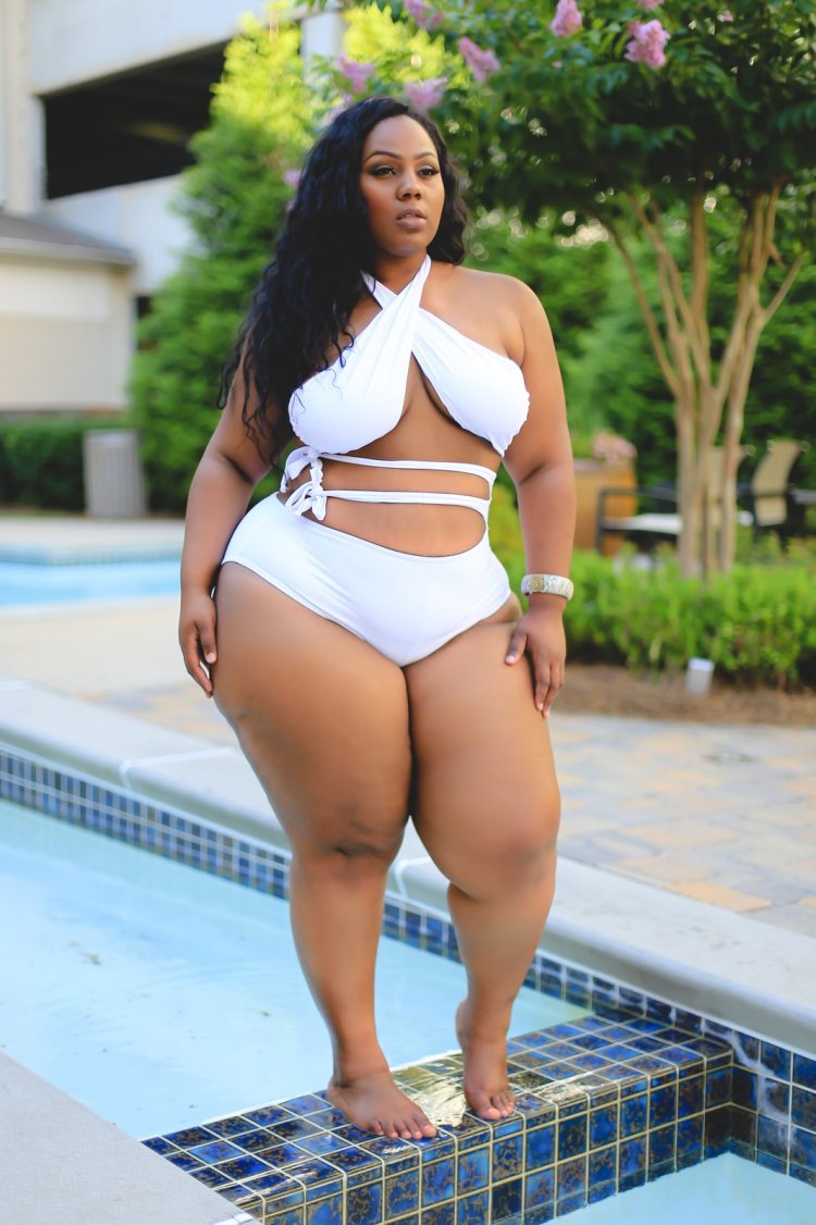 Kellee Moran in a swimsuit